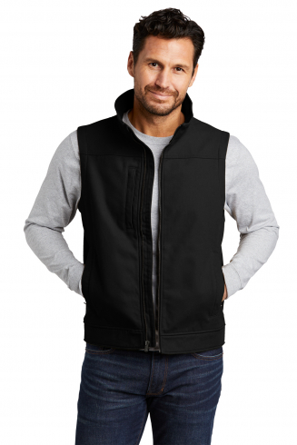 Custom Logo CornerStone Duck Bonded Soft Shell Vest - CSV60 